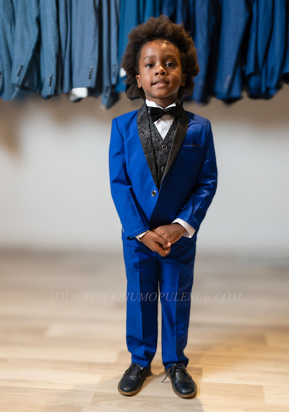 Thumbnail: Kids Blue 3 Piece Tux