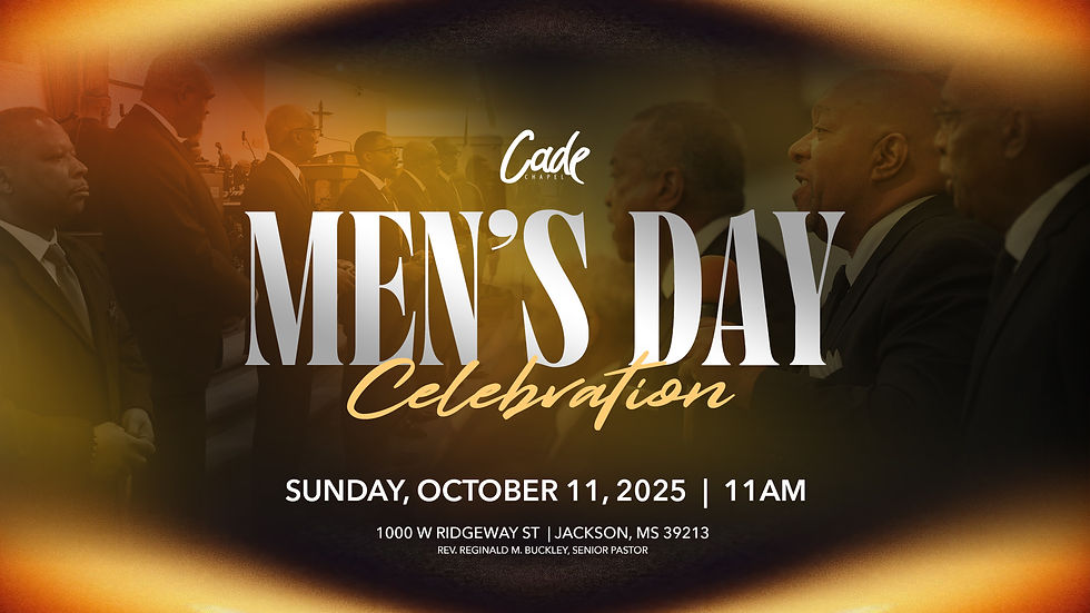 Annual Men's Day Celebration