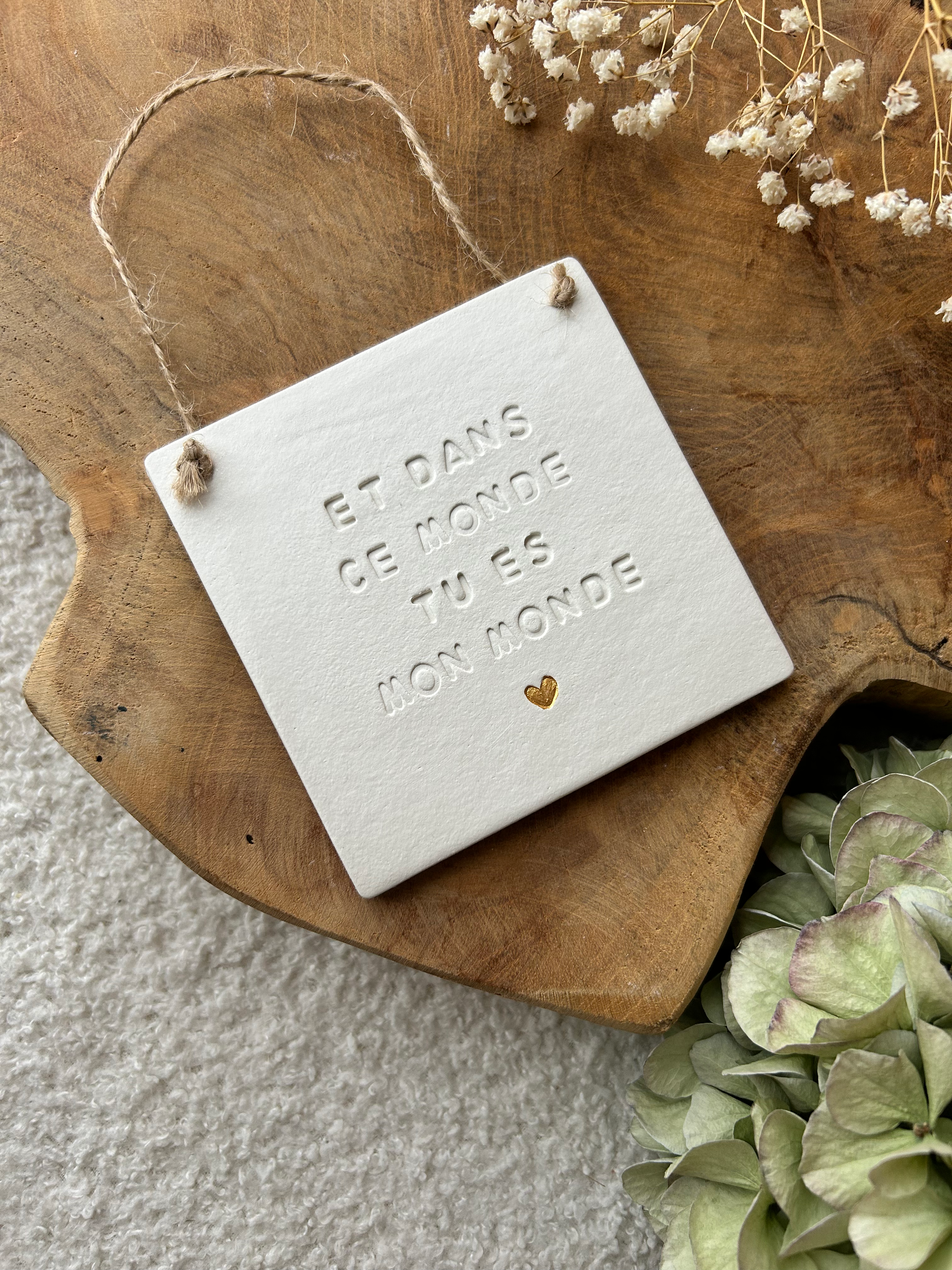 Et dans ce monde,tu es mon monde