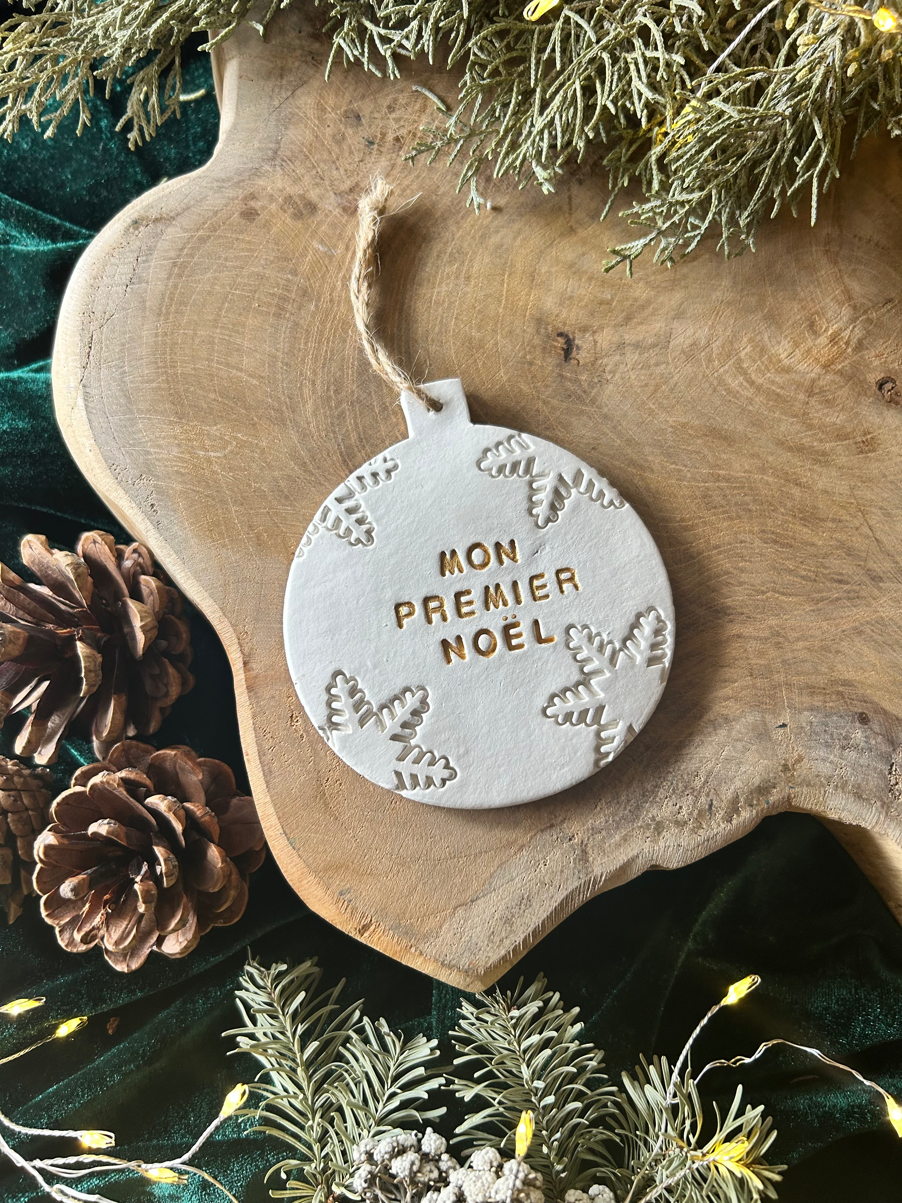 Boule Flocon "Mon Premier Noël"