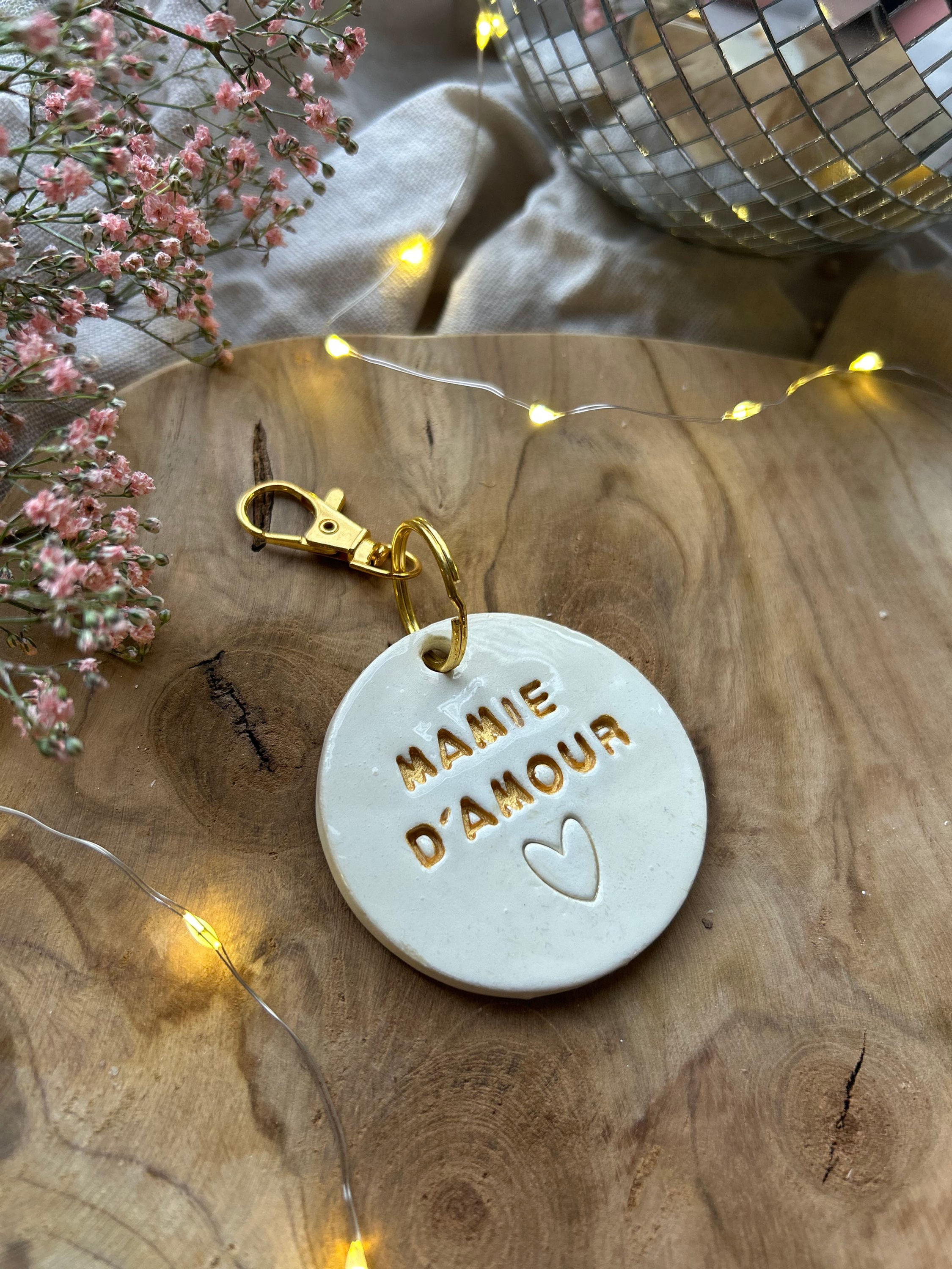 Porte clef Mamie d'amour
