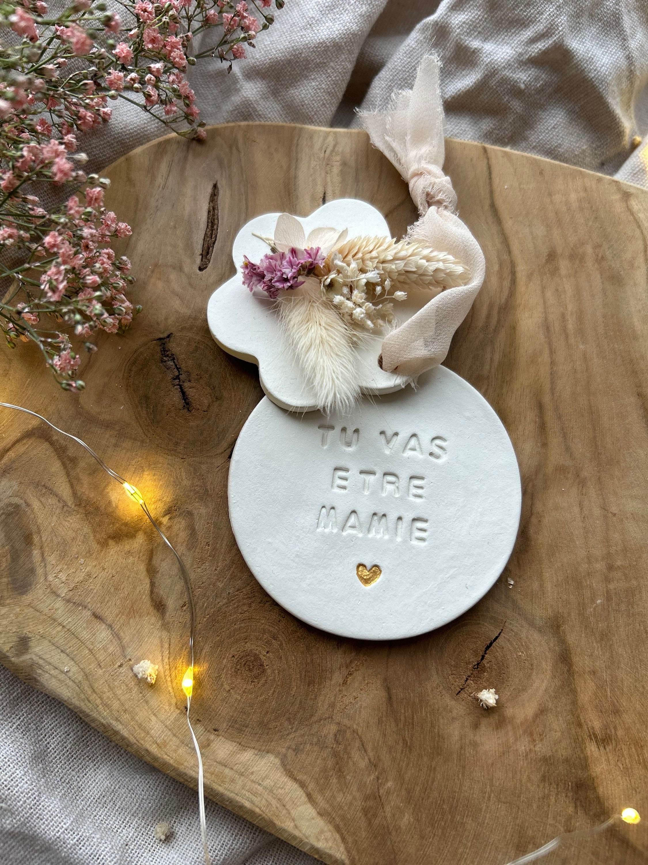 Médaillon Message secret : Tu vas être mamie