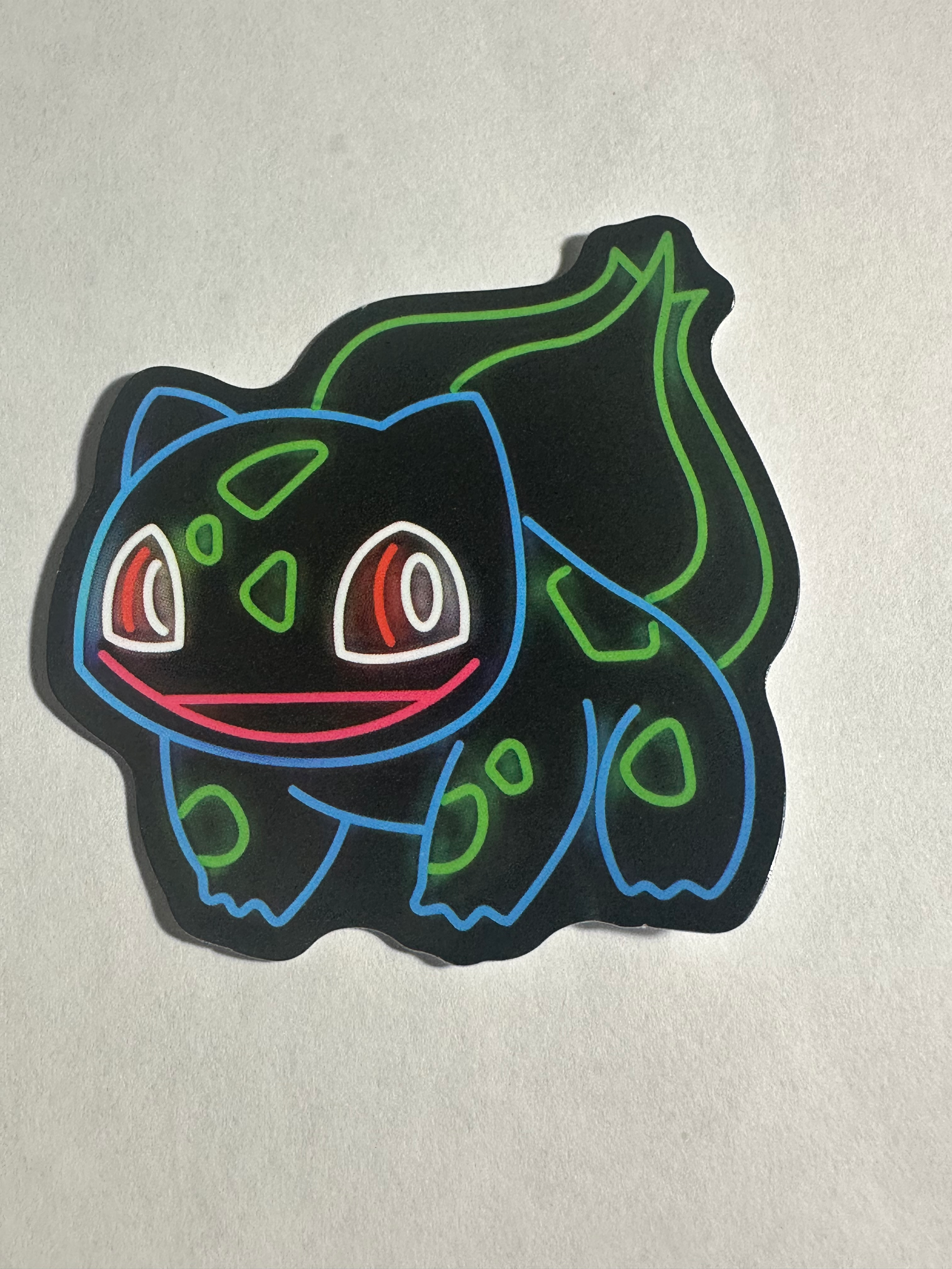 Sticker Rétro Néon #1 – Bulbasaur