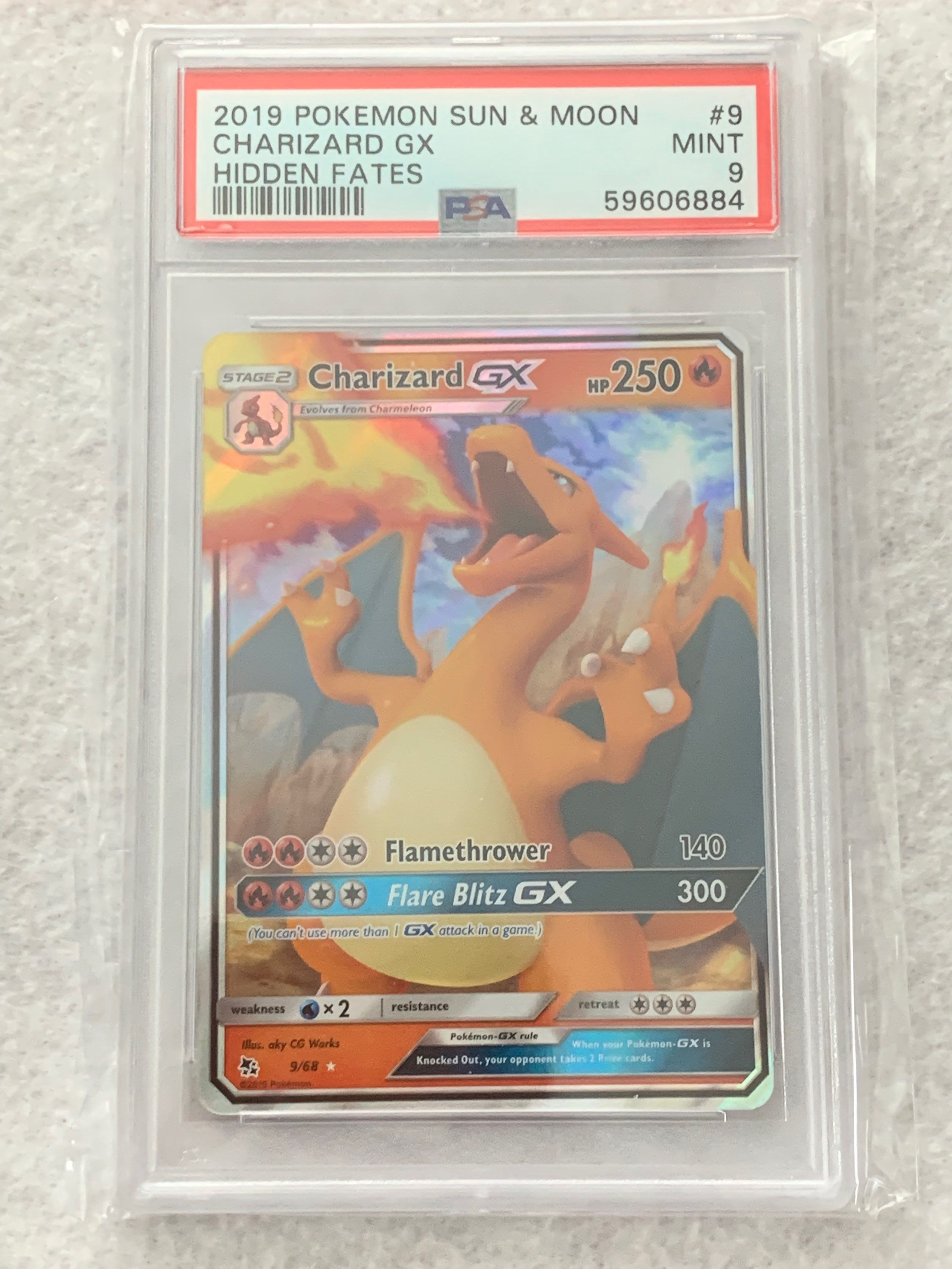 Charizard GX - PSA9 