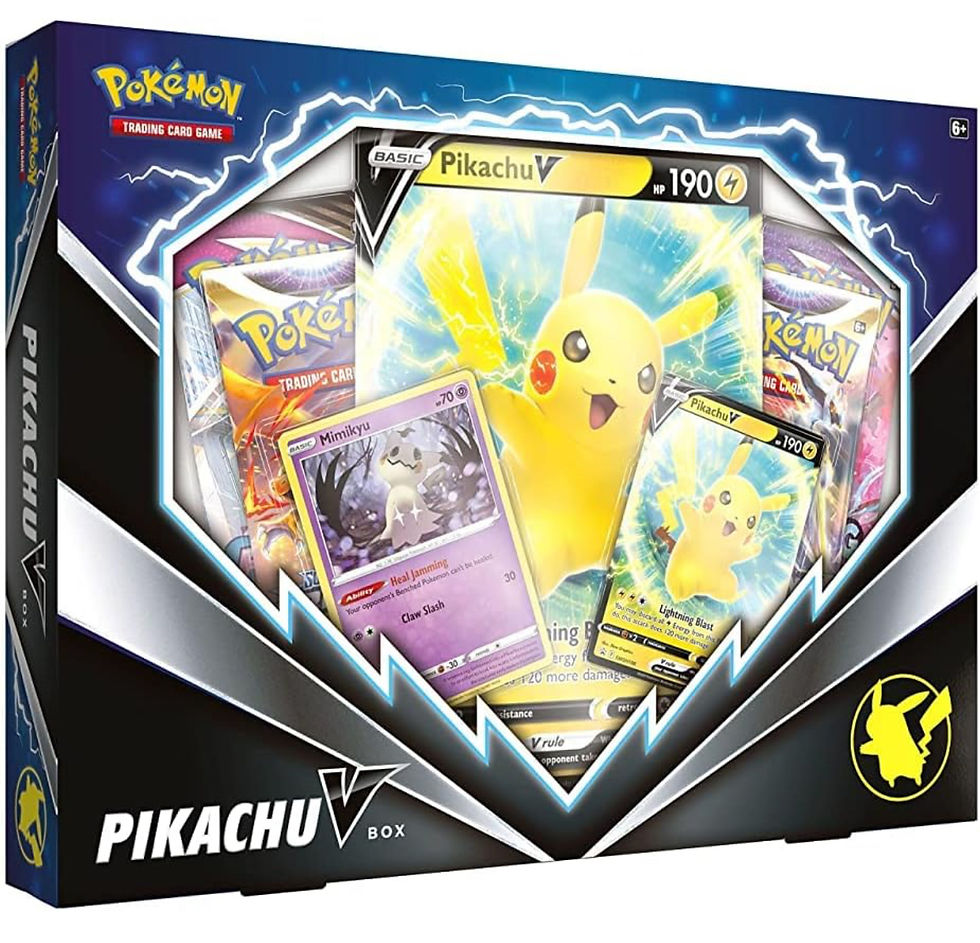 Pokémon V « Pikachu » Promo box