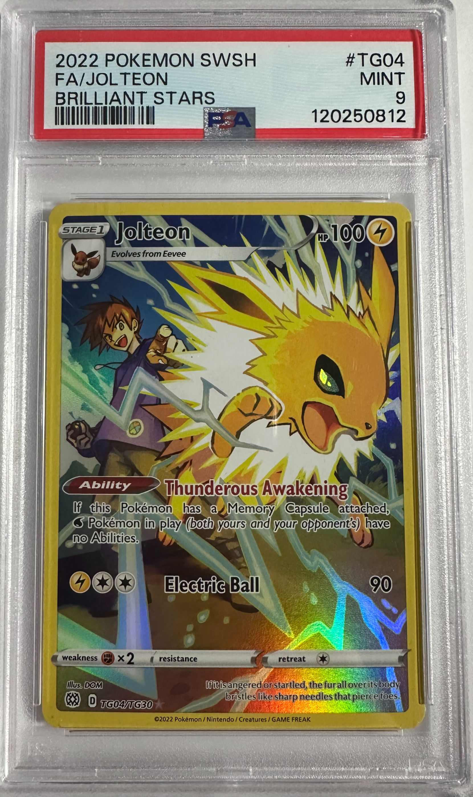 JOLTEON : PSA 9 : TG04/TG30