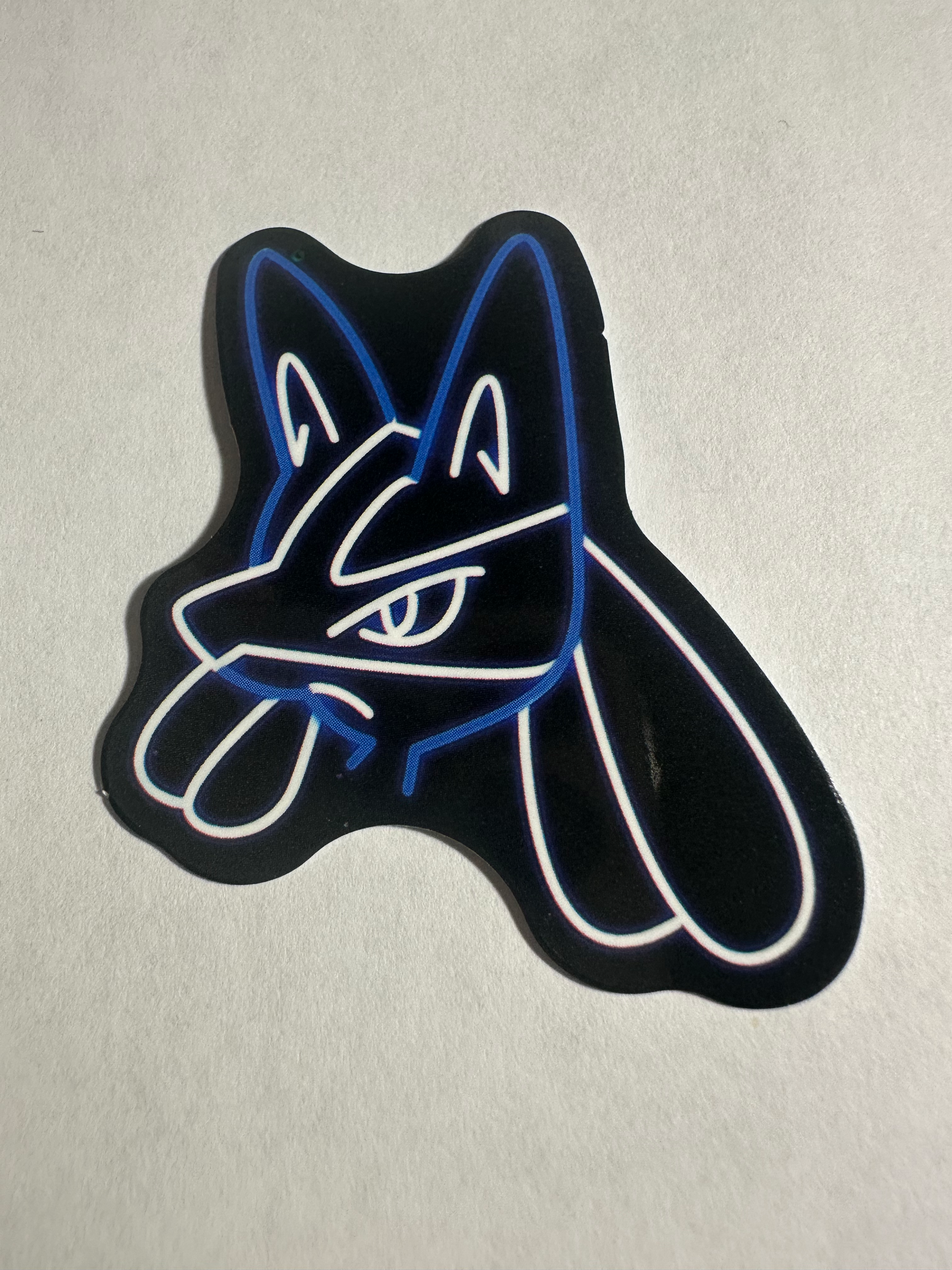 Sticker Rétro Néon #25 – Lucario
