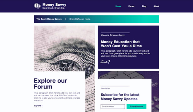 forum website template