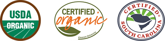 Clemson University Certified Organic logo