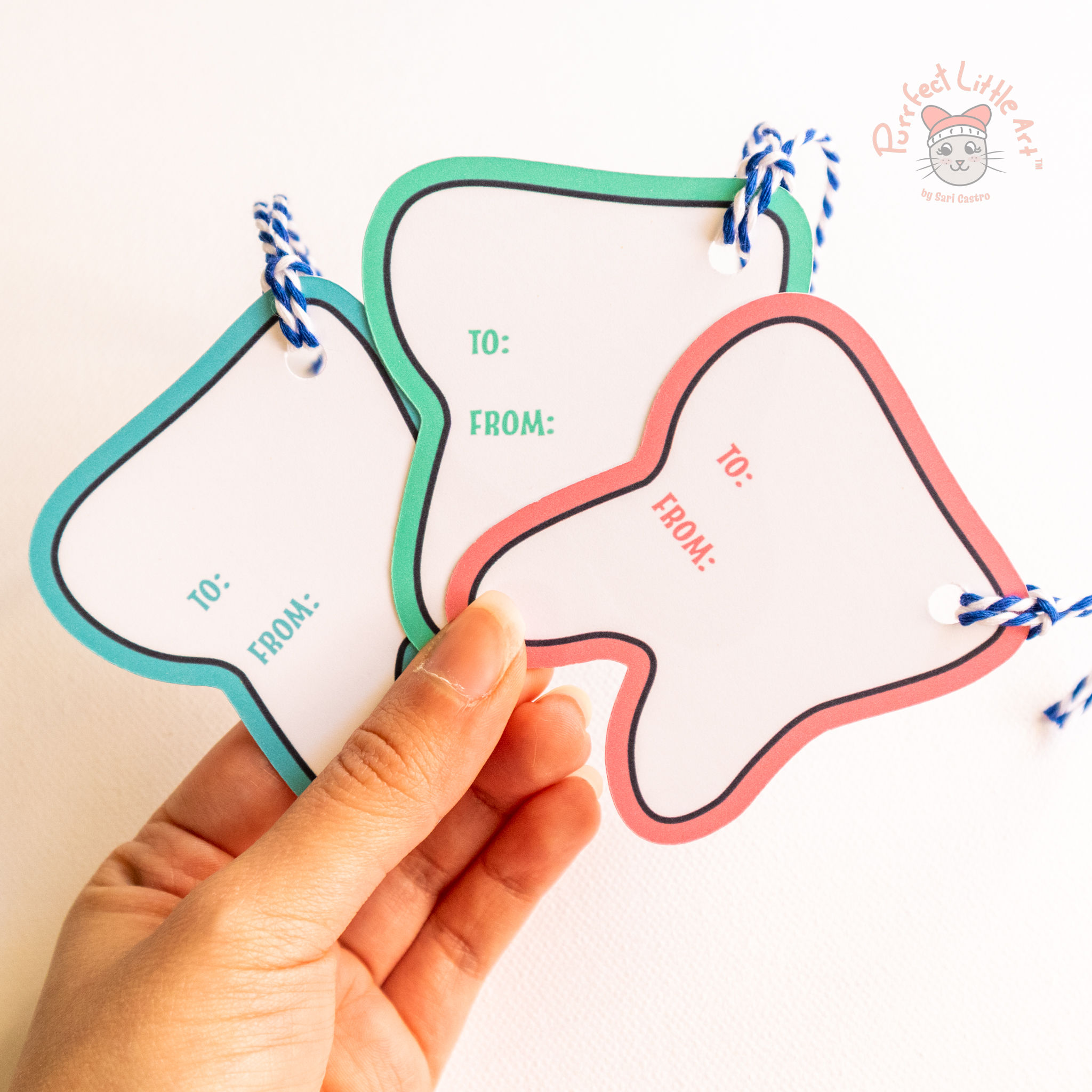 Tooth-shape Dental Gift Tags