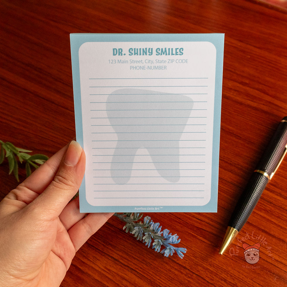 Thumbnail: Personalized Tooth Notepad