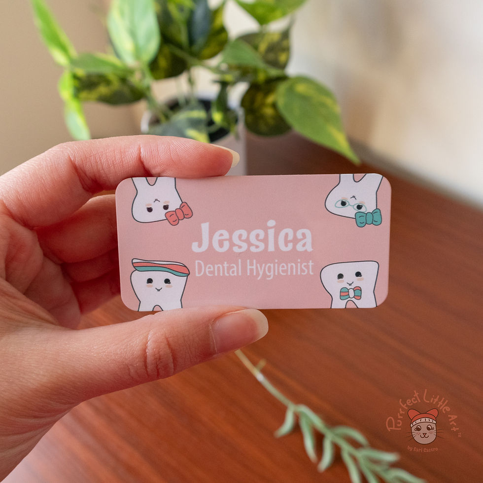 Thumbnail: Personalized Dental Name Tag