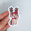 Thumbnail: Christmas Reindeer Cat Sticker