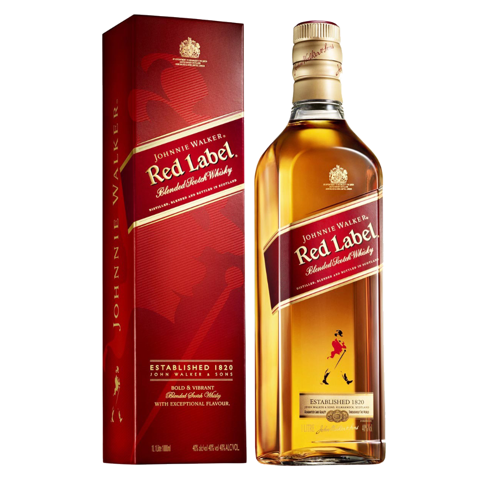 Whisky Johnnie Walker Red Label Litro 1000 ML