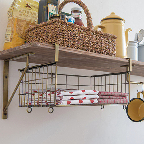 5個セット＊ アンティーク ハンキング バスケット ＊ ホワイト