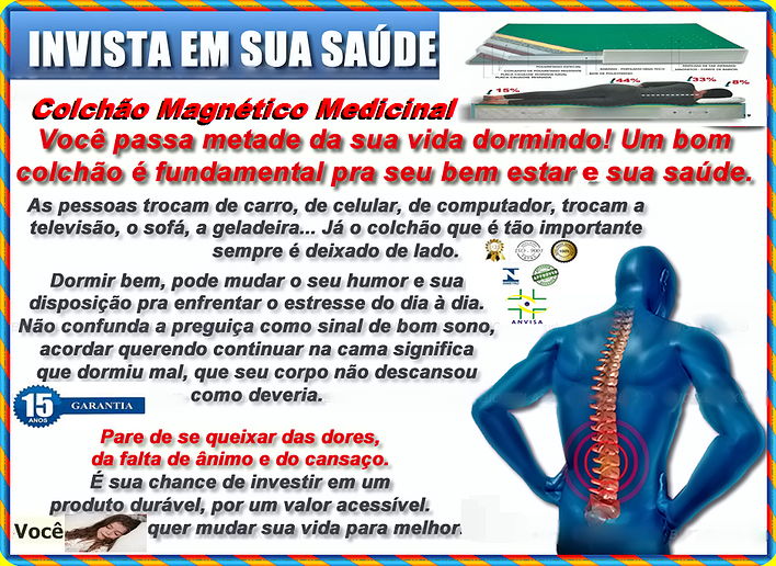 colchões magnéticos promoção