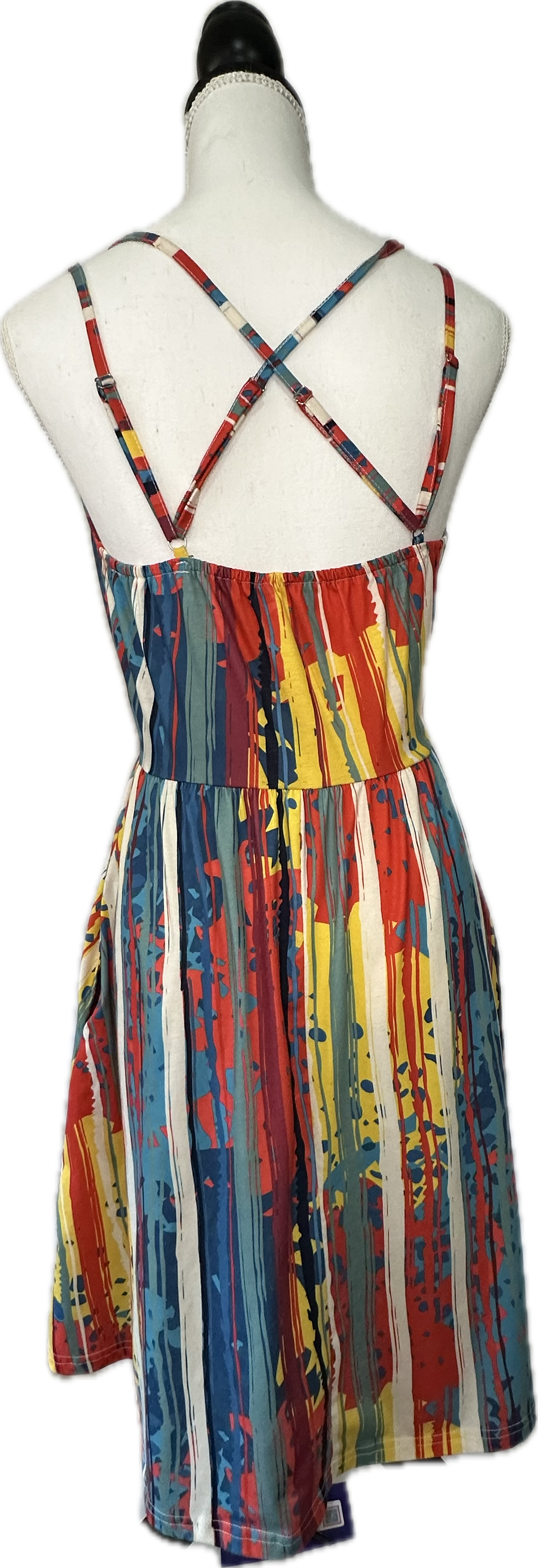 Thumbnail: Paint Stripe Rainbow Sundress