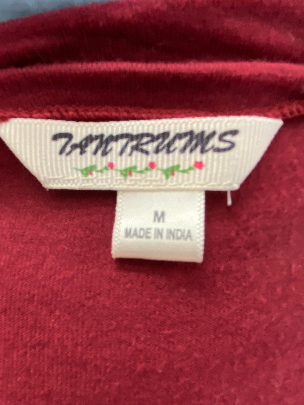 Thumbnail: Red Beaded Shoulder Top