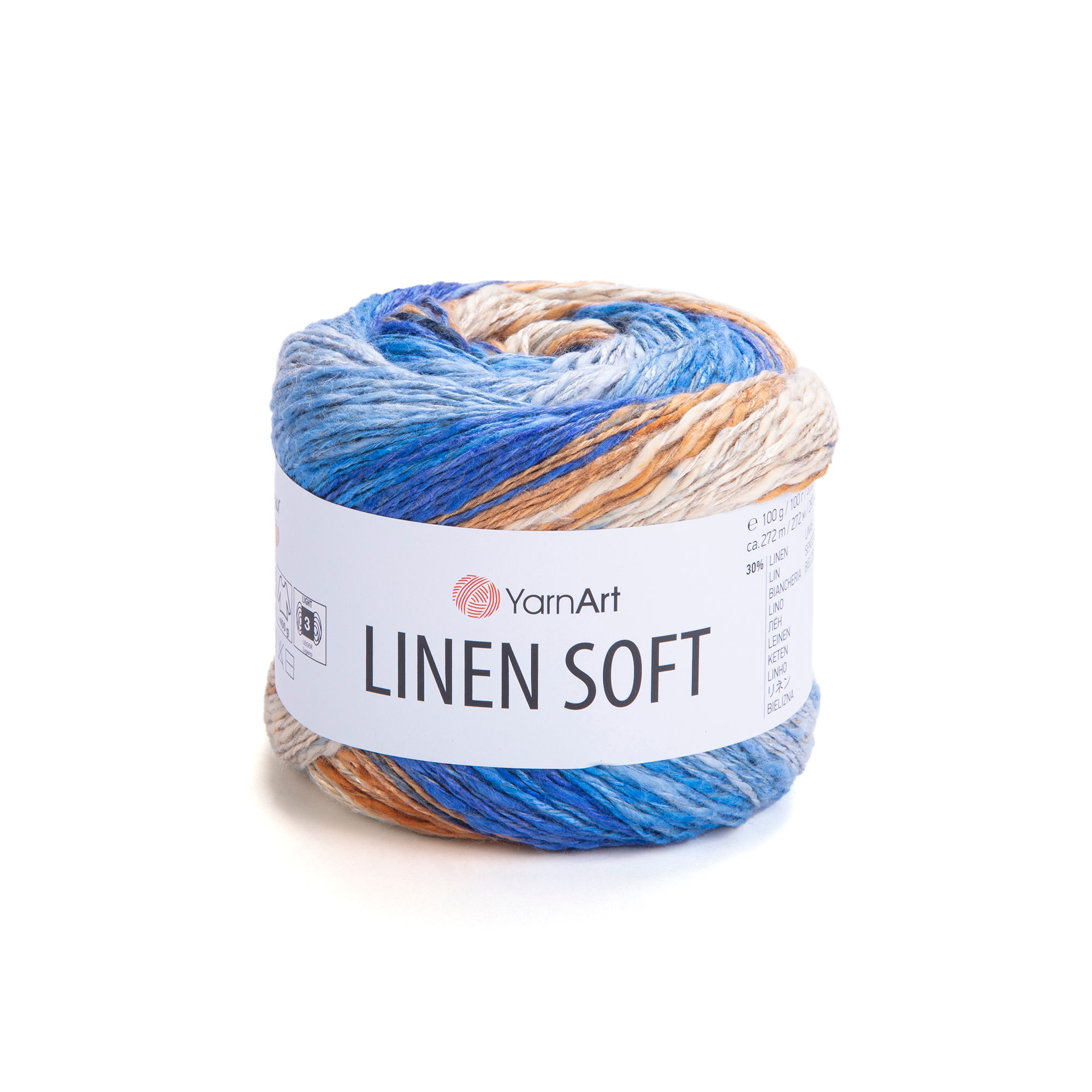 Пряжа YarnArt Linen Soft 7411