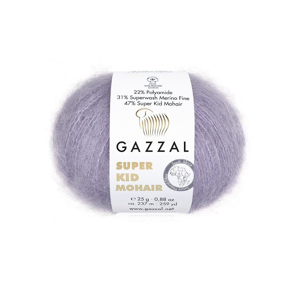 Пряжа Gazzal Super Kid Mohair 64413