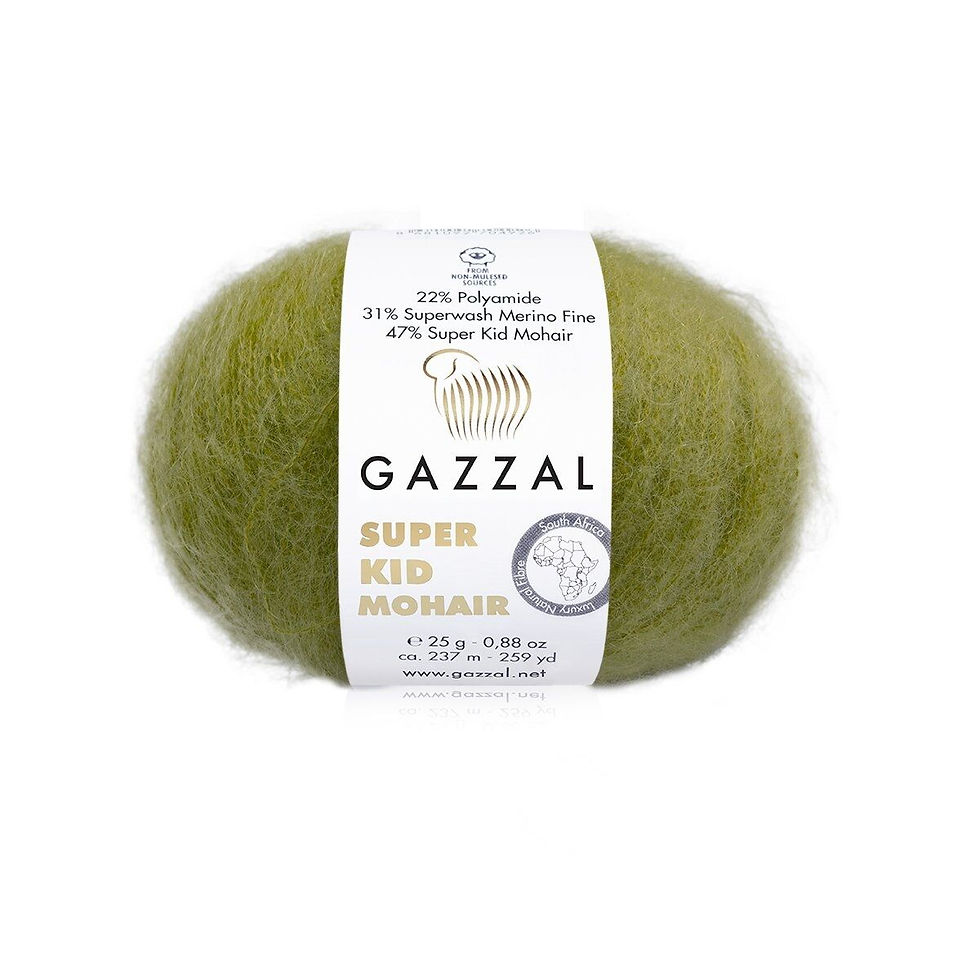 Пряжа Gazzal Super Kid Mohair 64422