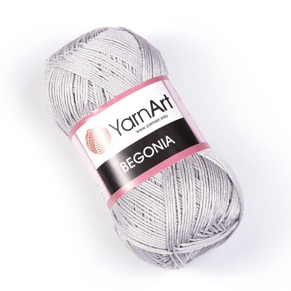 YarnArt Begonia 4920 Світло-сірий (Ярнарт Бегонія)