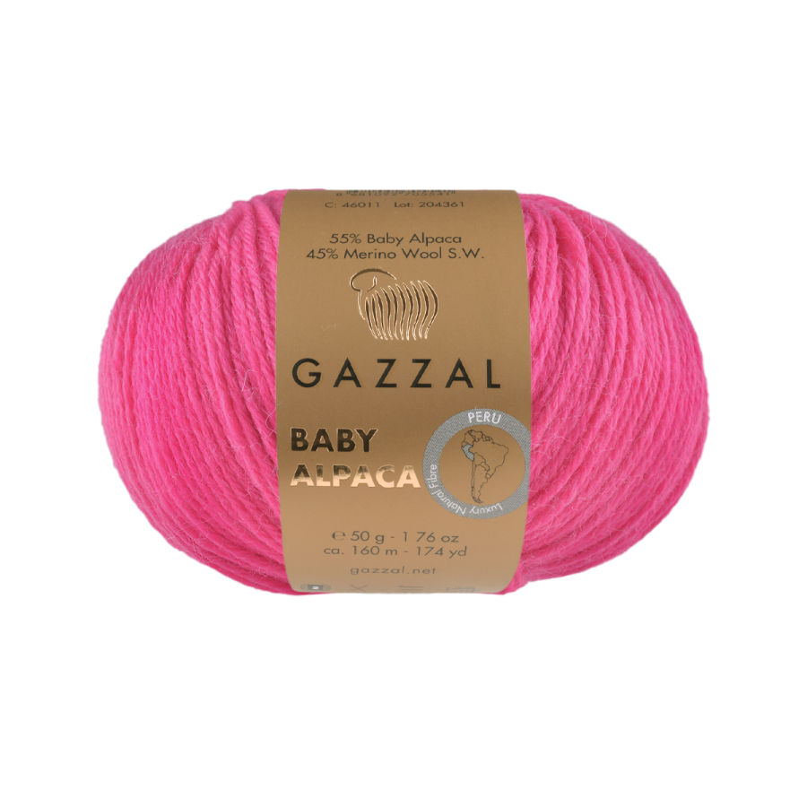 Пряжа Gazzal Baby Alpaca 46028