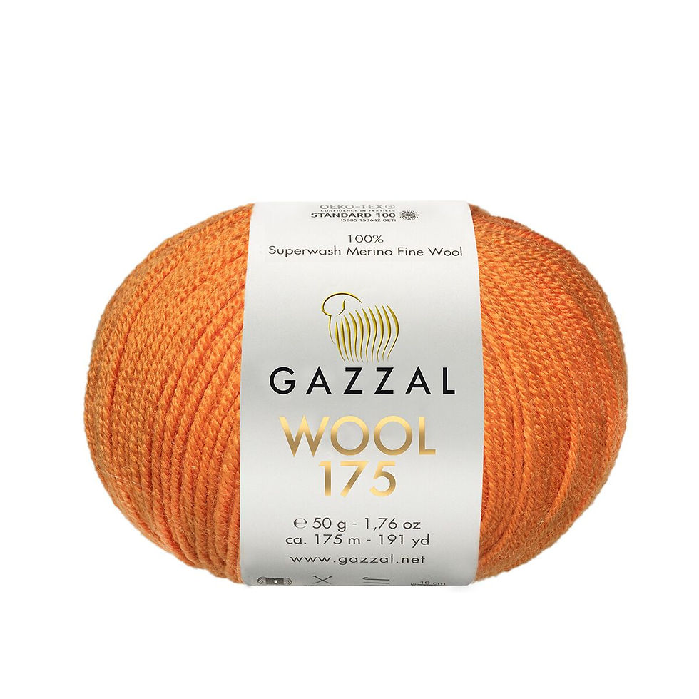 Мериносова пряжа Gazzal Wool 175 316