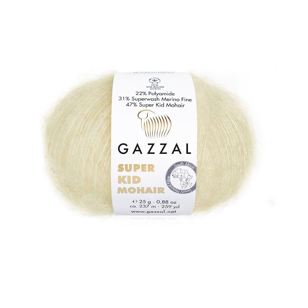 Пряжа Gazzal Super Kid Mohair 64408