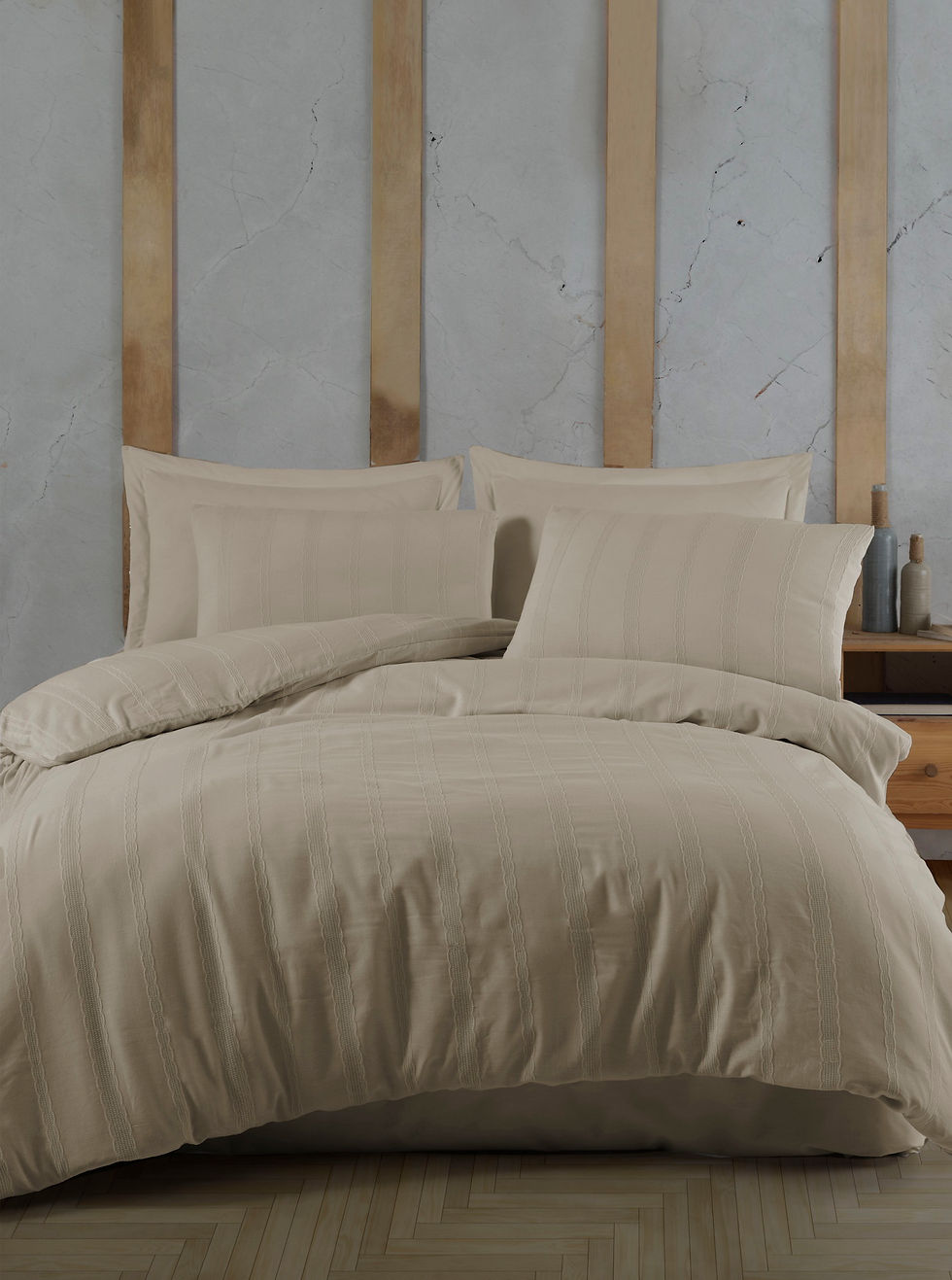 Постільна білизна Saheser Muslin 200 х 220 см Aura Bej