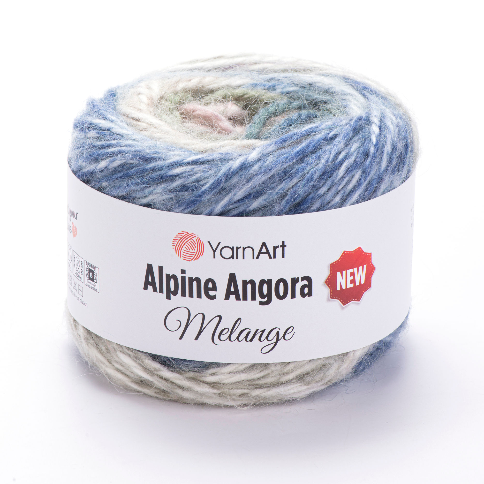 Пряжа YarnArt Angora Alpine Melange New 6408