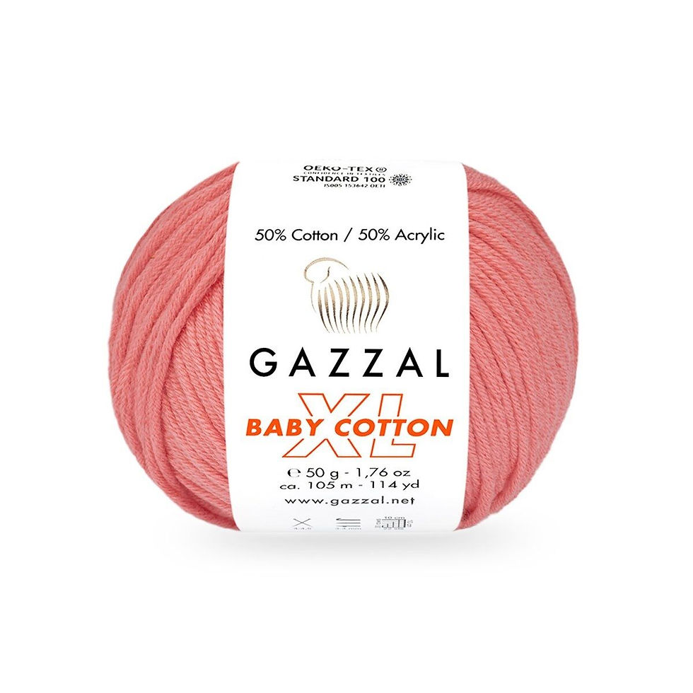Пряжа Gazzal Baby Cotton XL 3435
