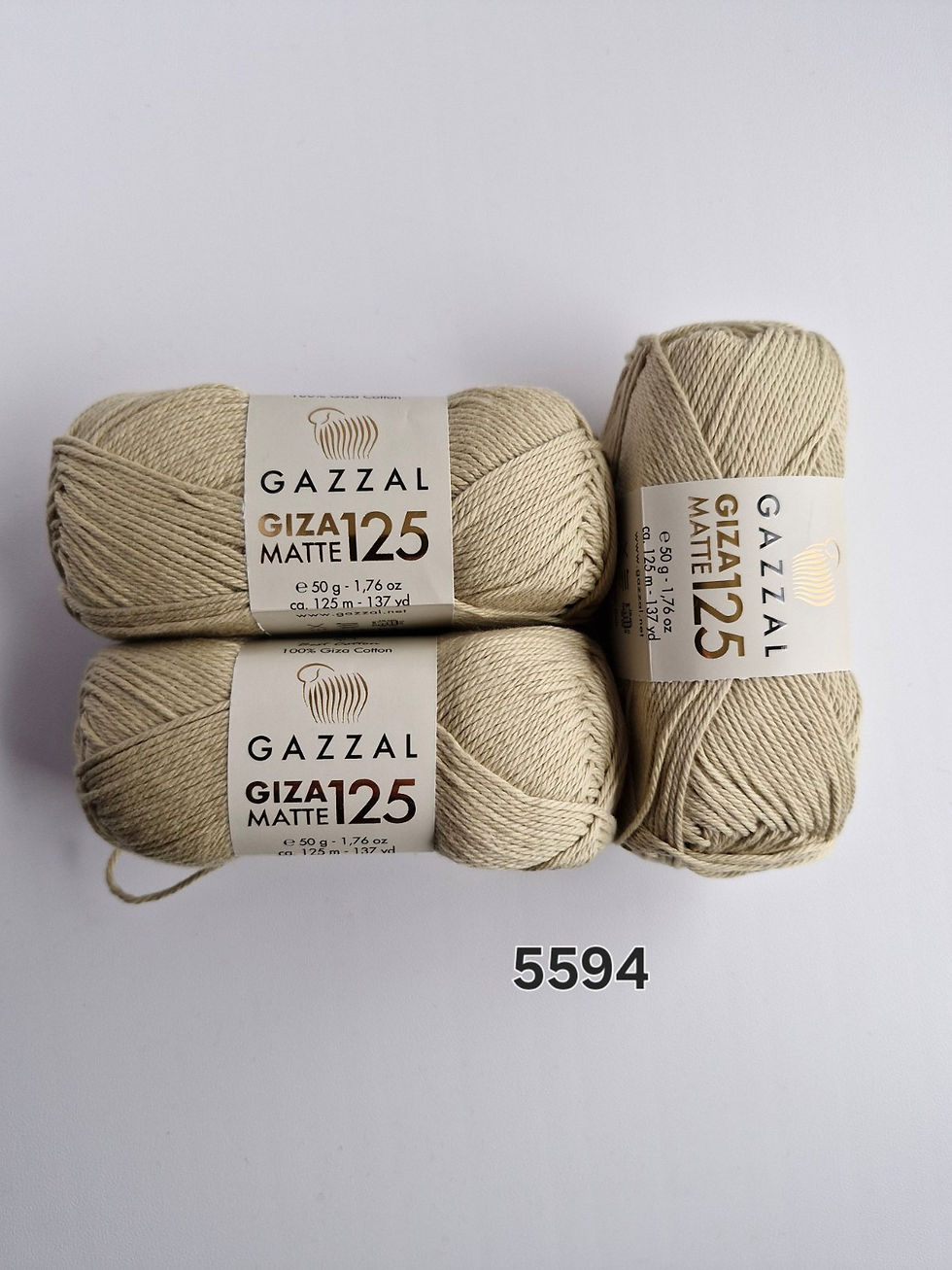 Пряжа Gazzal Giza Matte 5594