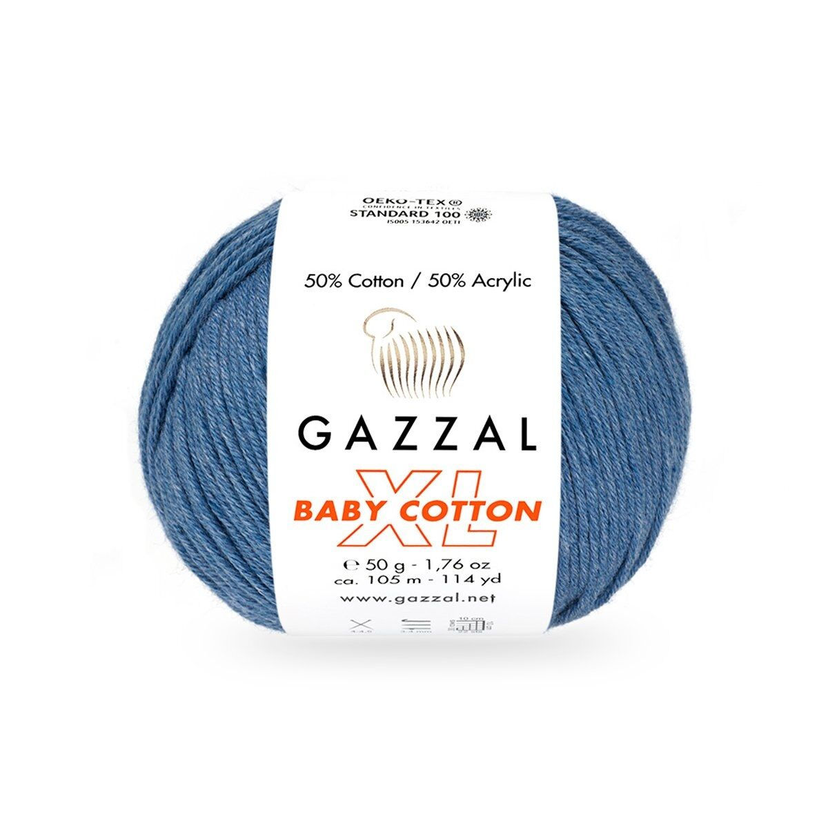 Пряжа Gazzal Baby Cotton XL 3431