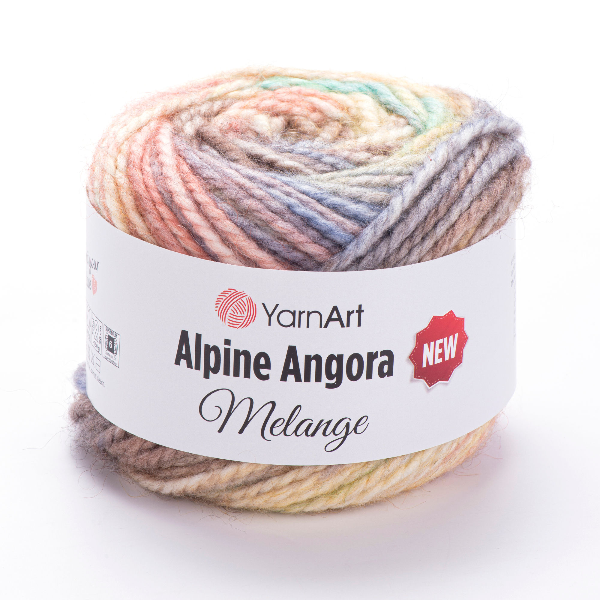 Пряжа YarnArt Angora Alpine Melange New 6405