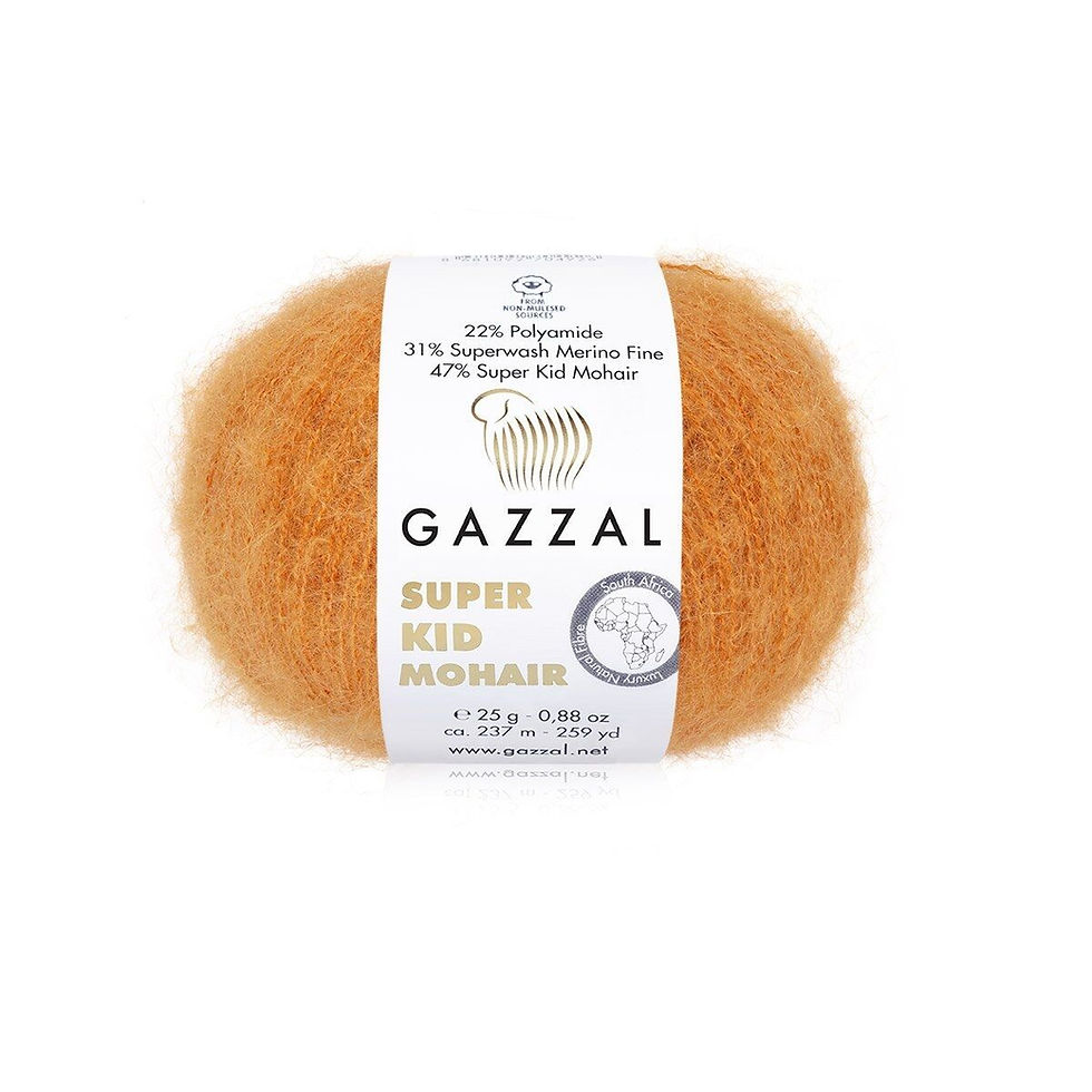 Пряжа Gazzal Super Kid Mohair 64419