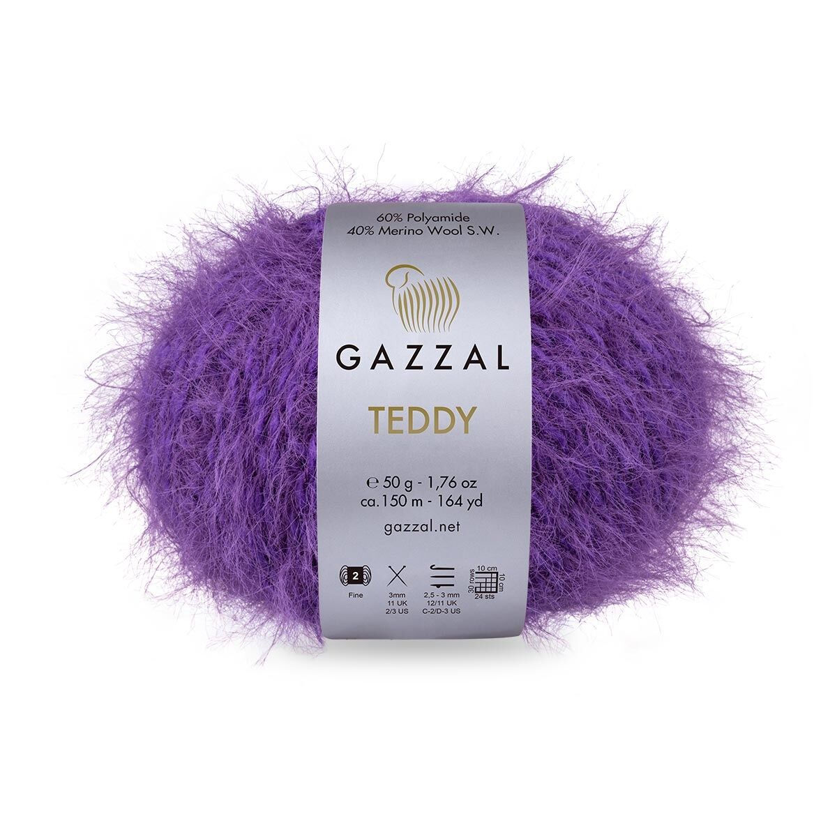 Пряжа  Gazzal Teddy 6551