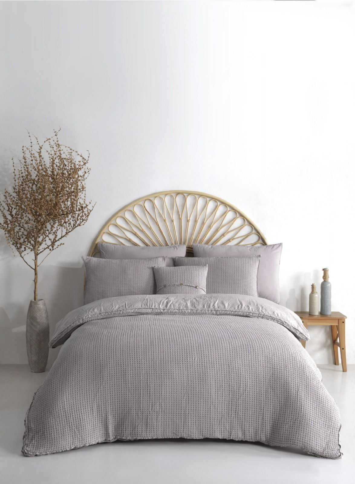 Комплект постільної білизни Limasso Bassin 200 х 220 см Opal Grey