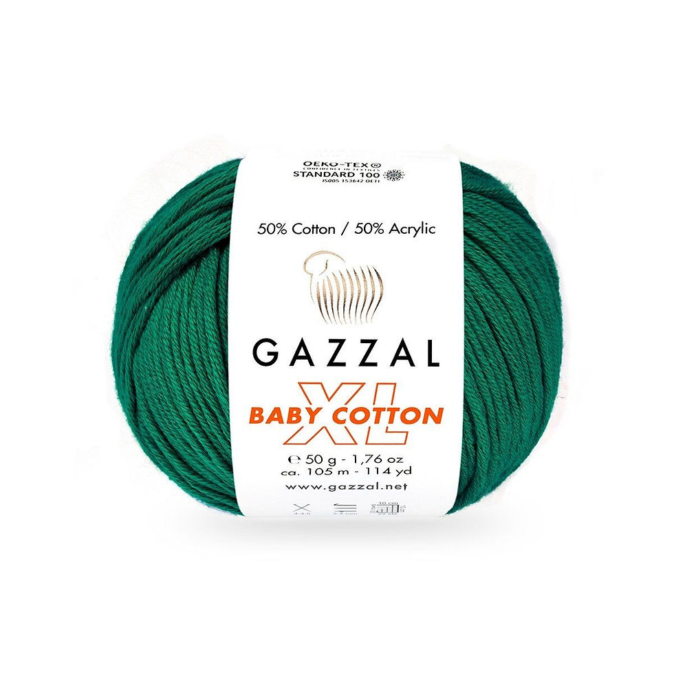 Пряжа Gazzal Baby Cotton XL 3467