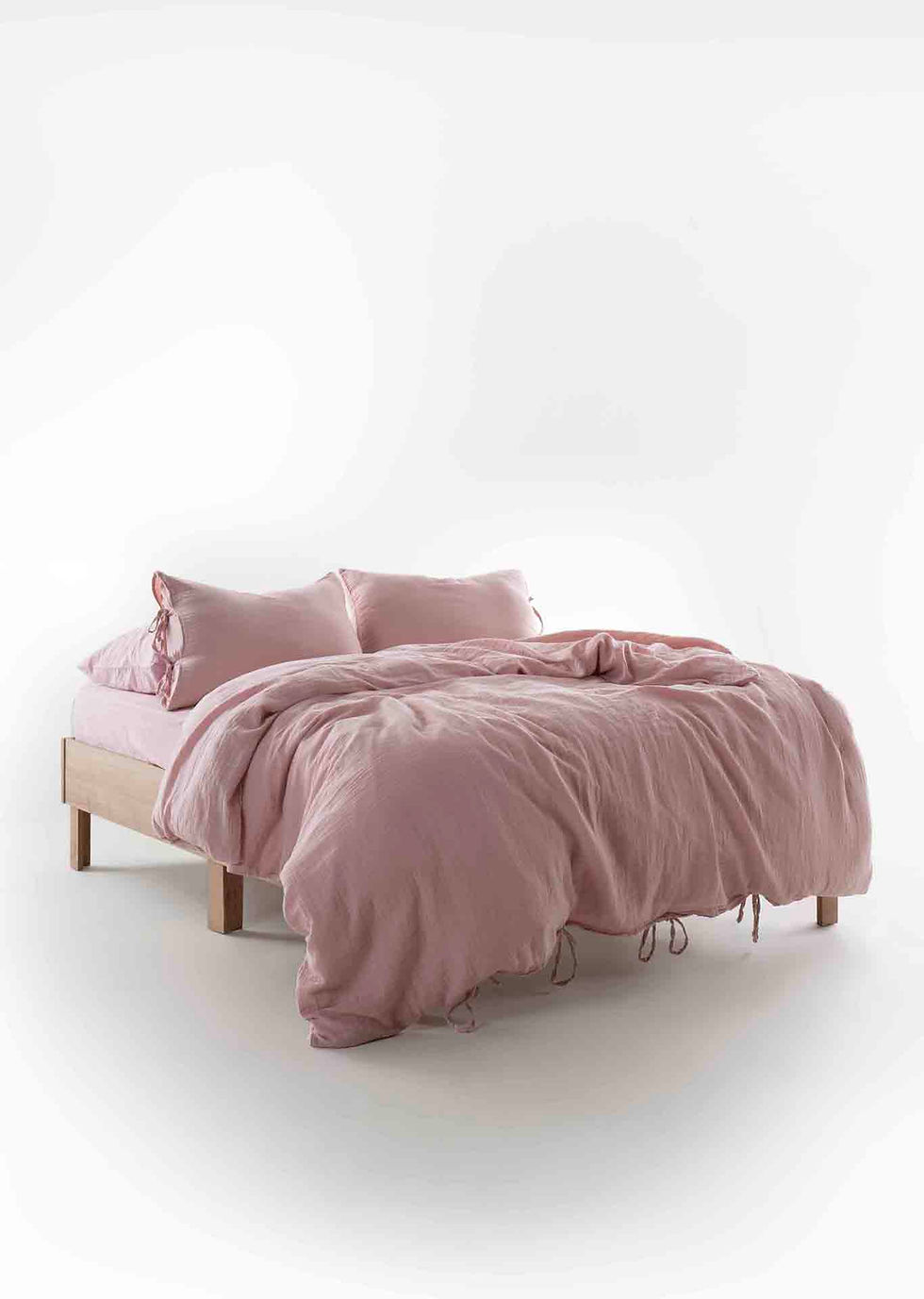 Комплект постільної білизни Limasso Esse Muslin 200 х 220 см Old Rose