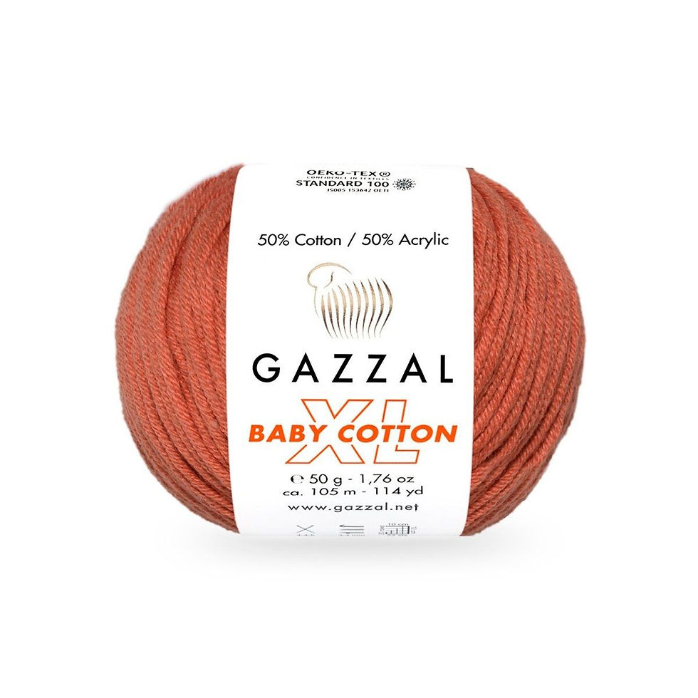Пряжа Gazzal Baby Cotton XL 3454