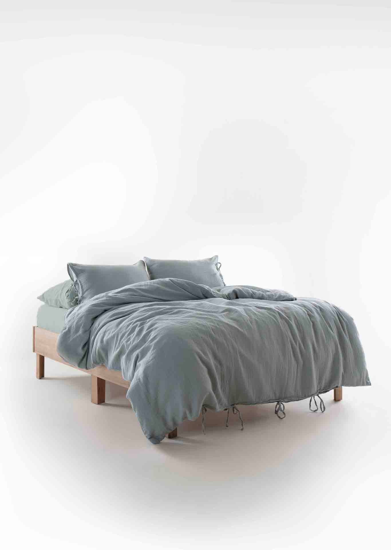 Комплект постільної білизни Limasso Esse Muslin 200 х 220 см Natural Green