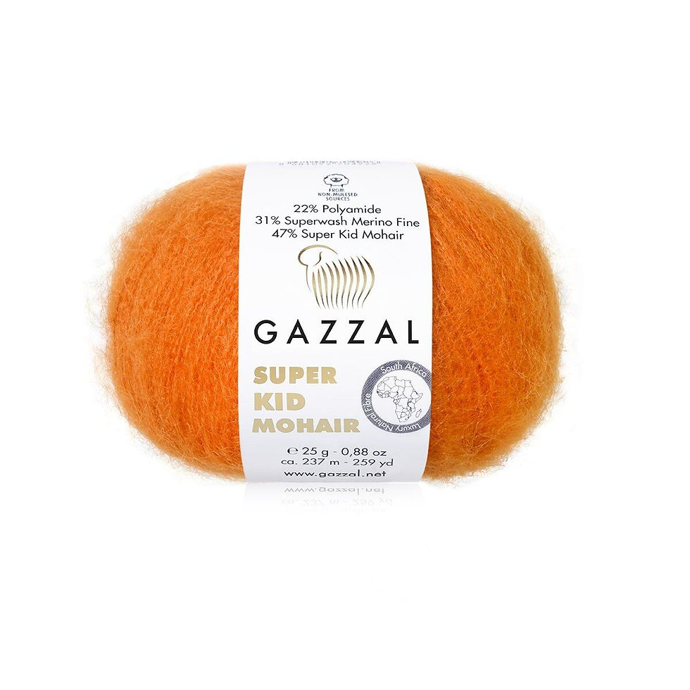 Пряжа Gazzal Super Kid Mohair 64429