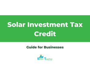Federal Solar Tax Credit for Businesses