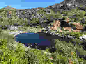 Pool below dam