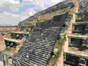 Teotihuacan feathered serpent temple