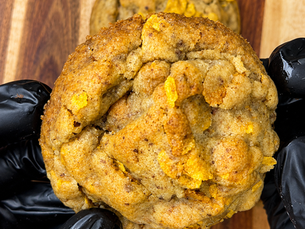 Brown Butter Caramel Cornflake Cookies