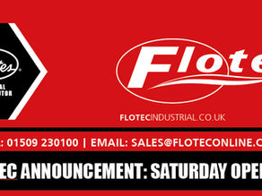 FLOTEC ANNOUNCEMENT: SATURDAY OPENING.