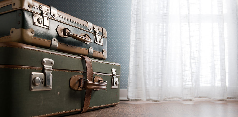 Vintage Luggage Stacked