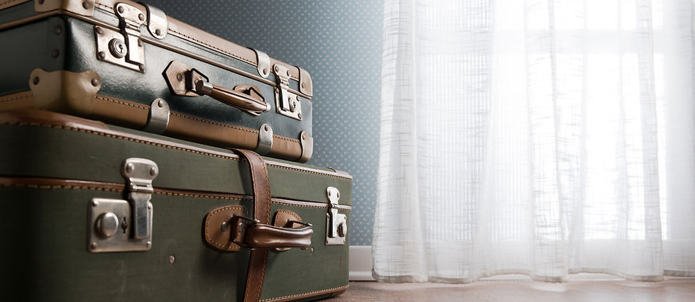 Vintage Luggage Stacked
